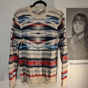 Aztec print sweater